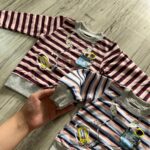 بلوز راه راه طرح هدفن