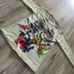 بلوز ملانژ طرح دختر سبز