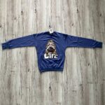 دورس فینگر دار طرح پاندا و pug life آبی