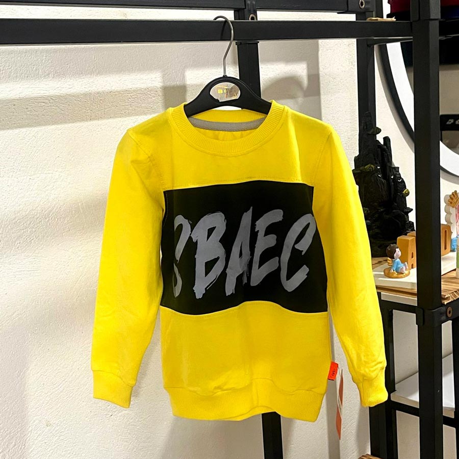 بلوز طرح sbaec رنگ زرد