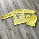 ست لباس طرح سوپر استار زرد